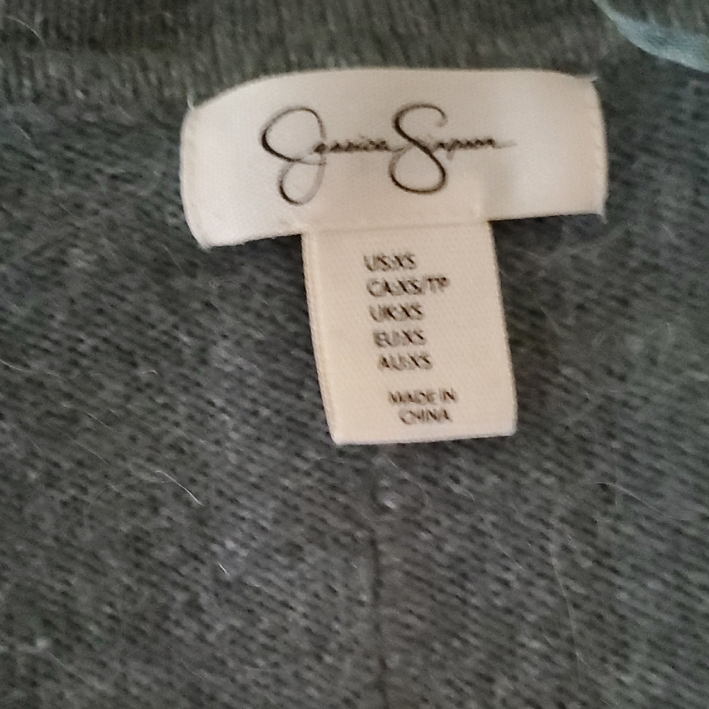 Jessica Simpson Charcoal Knit Top